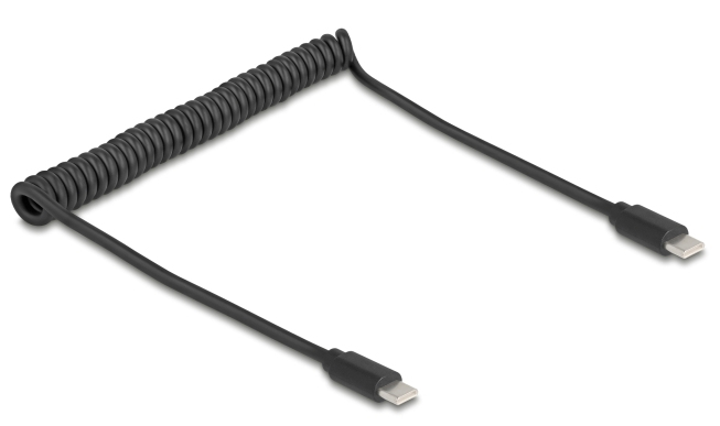 Delock USB 2.0 Type-C Spiralkabel Stecker zu 0.45 m bis 0.75 - Digital/Daten, Ansicht 3