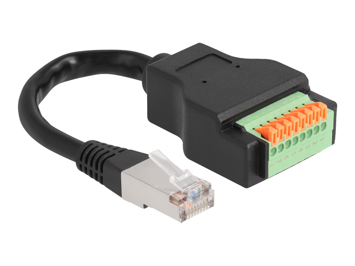 Delock - Netzwerkverlängerungskabel - RJ-45 (M) zu 8-polige…