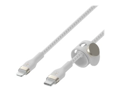 Belkin BOOST CHARGE - Lightning-Kabel - 24 pin USB-C männlich zu Lightning männlich - 1 m - weiß - für Apple iPad/iPhone, Ansicht 5