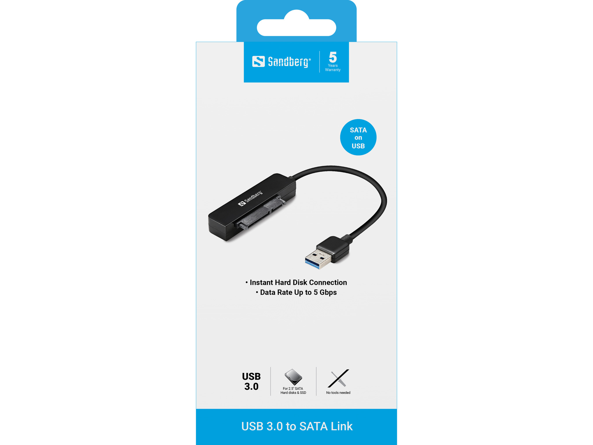 SANDBERG USB 3.0 to SATA Link - Speicher-Controller, Ansicht 4