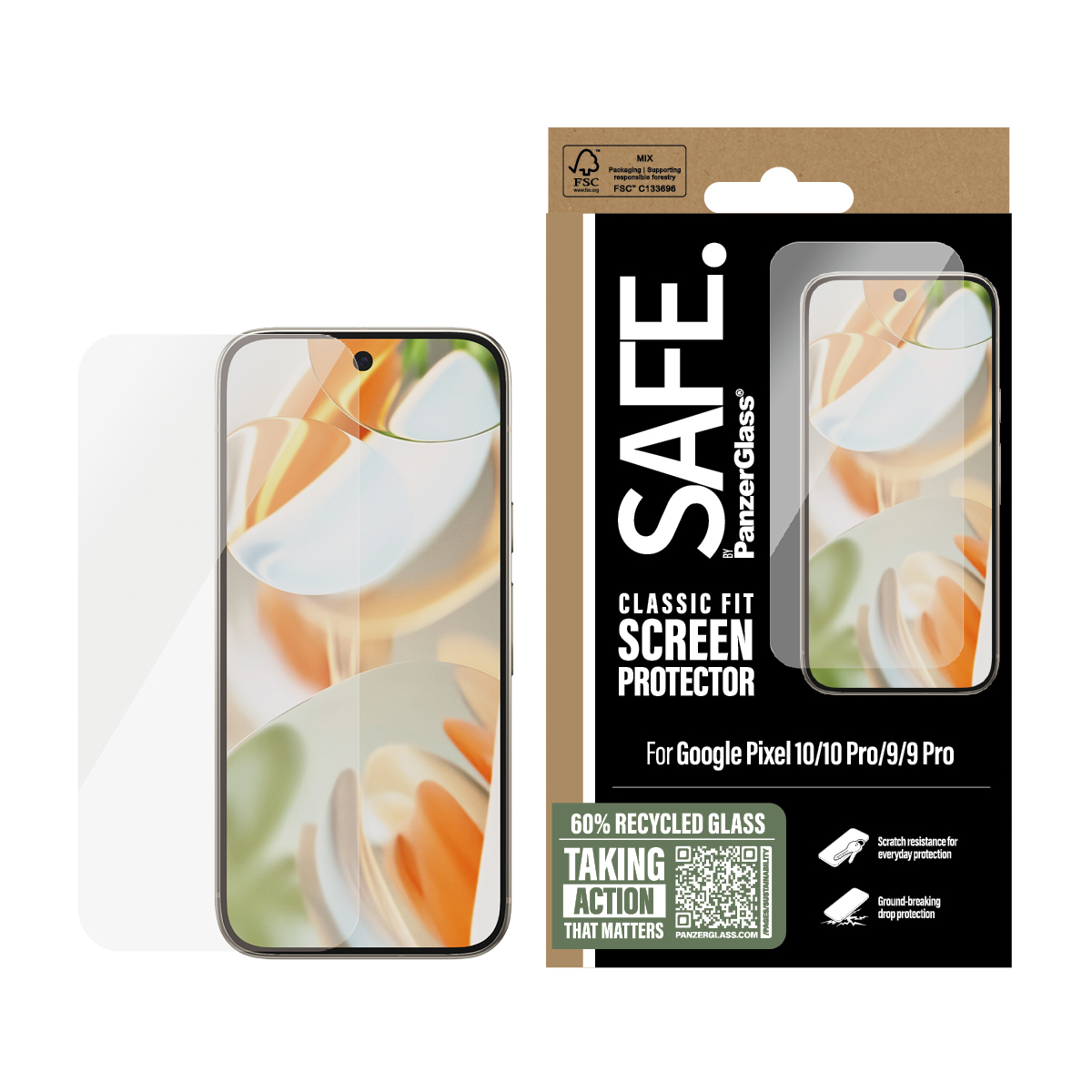 PanzerGlass SAFE by Screen Protector Google new Pixel 10 10 Pro 10 10, Ansicht 2