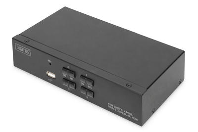 DIGITUS KVM-Switch 4-Port Single-Display 4K HDMI®