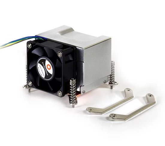 Dynatron CPU Cooler K666 2U LGA1156 1155 Aluminum Heatsink Fan Retail - CPU-Kühler - 13,8 dB