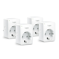 TP-LINK Tapo P100 V1.2 - Smart-Stecker - kabellos - 802.11b/g/n, Bluetooth 4.2 - 2.4 Ghz (Packung mit 4), Ansicht 2