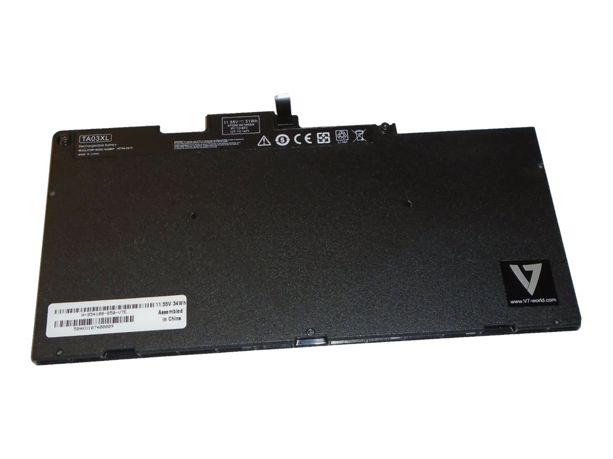 V7 - Laptop-Batterie (gleichwertig mit: HP 854047-1C1, HP 854108-850) - 4 Zellen - für HP EliteBook 745 G4, 755 G4, 840 G4, 840r G4, 850 G4; ZBook 15u G4 Mobile Workstation