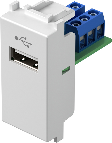 TEM Serie Modul Steckdosen SOCKET USBTIP A 1M PW, Ansicht 2
