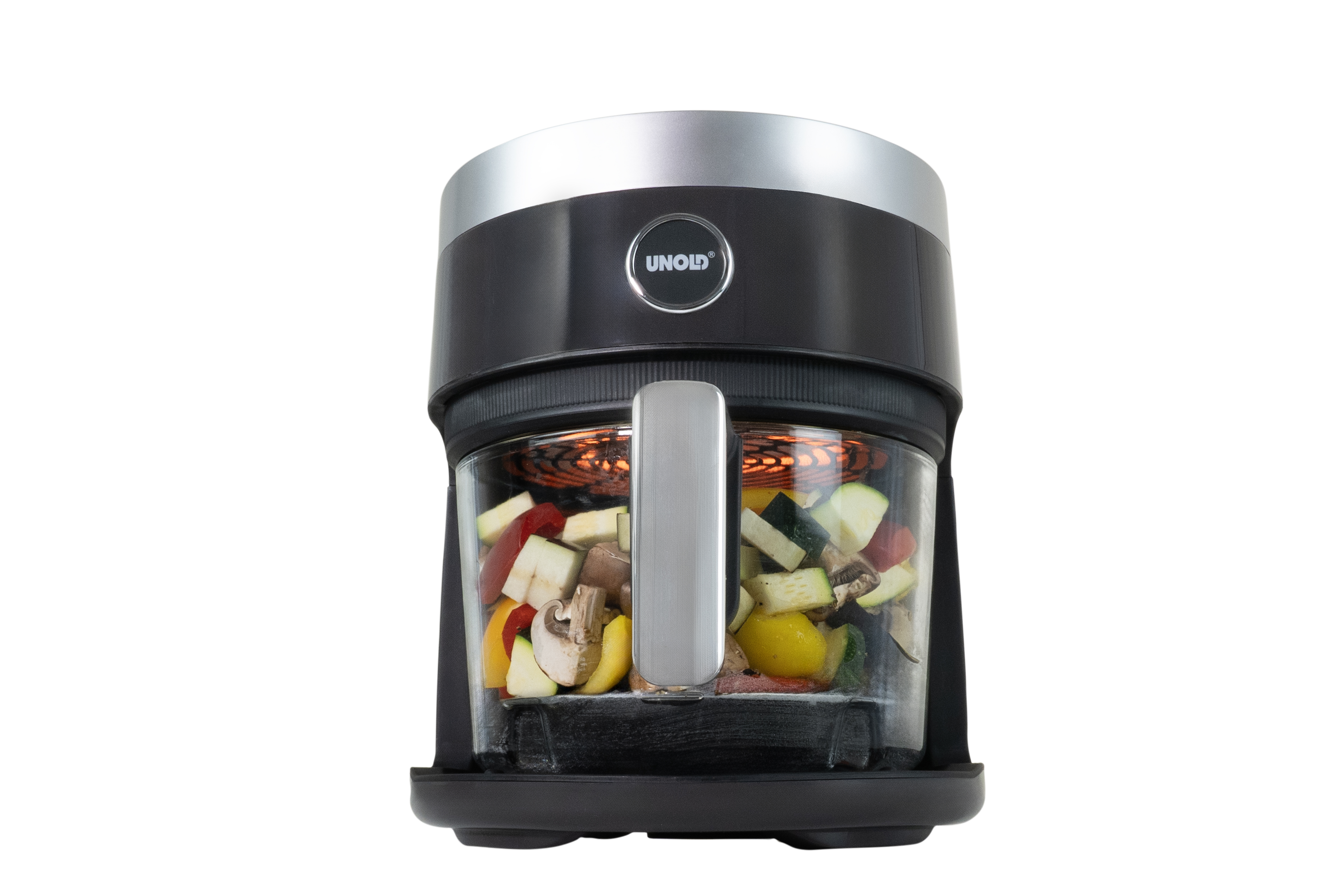 UNOLD Heißluftfritteuse GLAS 58695 - Heißluftfritteuse - 3,5 l - 0,8 kg - 65 °C - 200 °C - 60 min, Ansicht 4