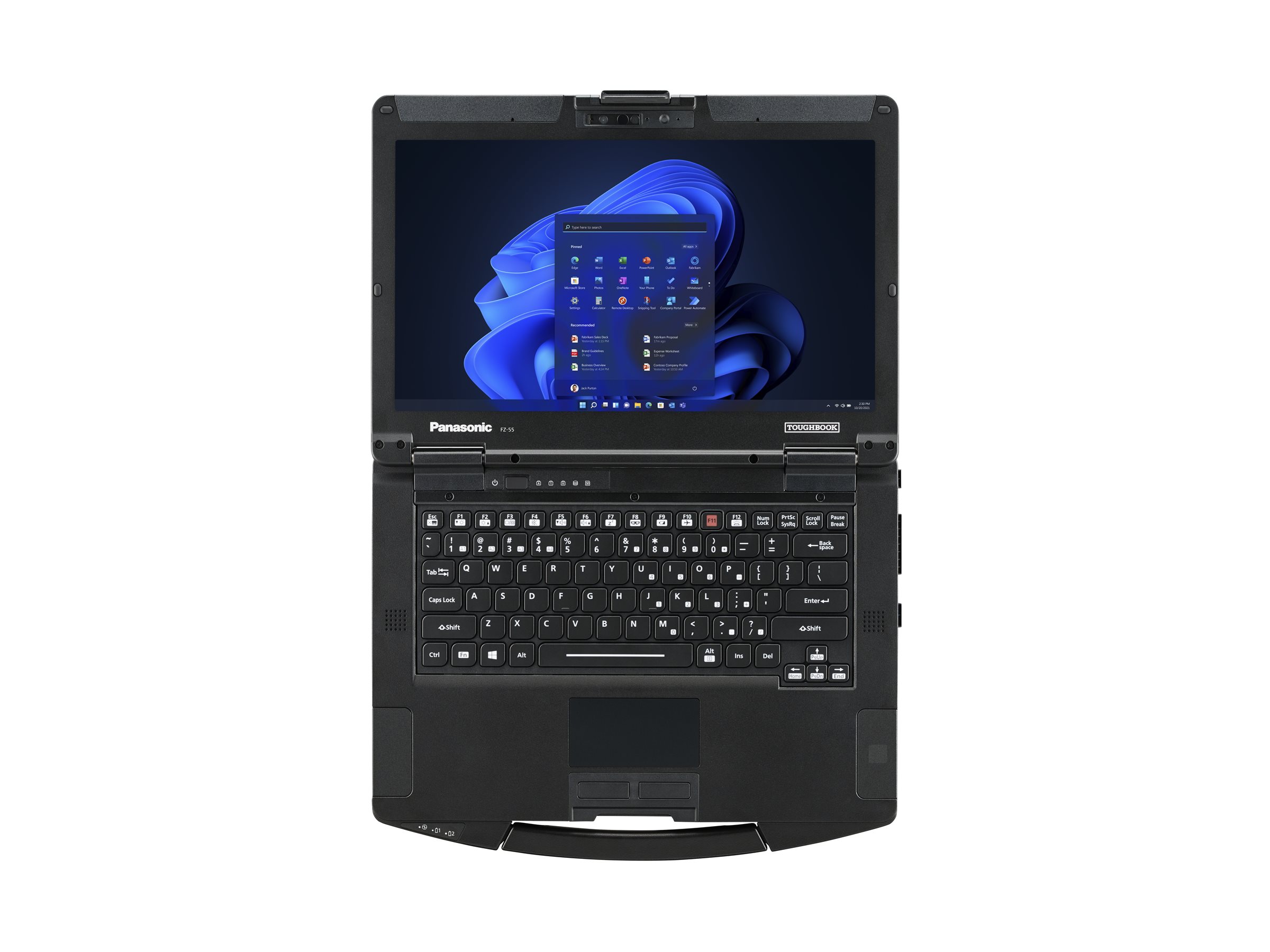 Panasonic Toughbook 55 - Robust - Intel Core i5 1345U - Win 11 Pro - UHD Graphics - 16 GB RAM - 512 GB SSD NVMe TCG Opal Encryption - 35.6 cm (14)