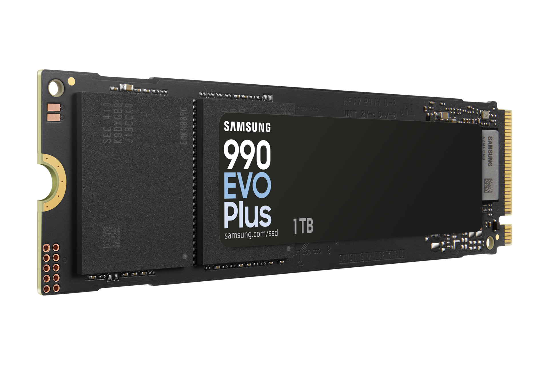 Samsung 990 EVO Plus MZ-V9S1T0 - SSD - verschlüsselt - 1 TB - intern - M.2 2280 - PCIe 5.0 x2 (NVMe), Ansicht 2