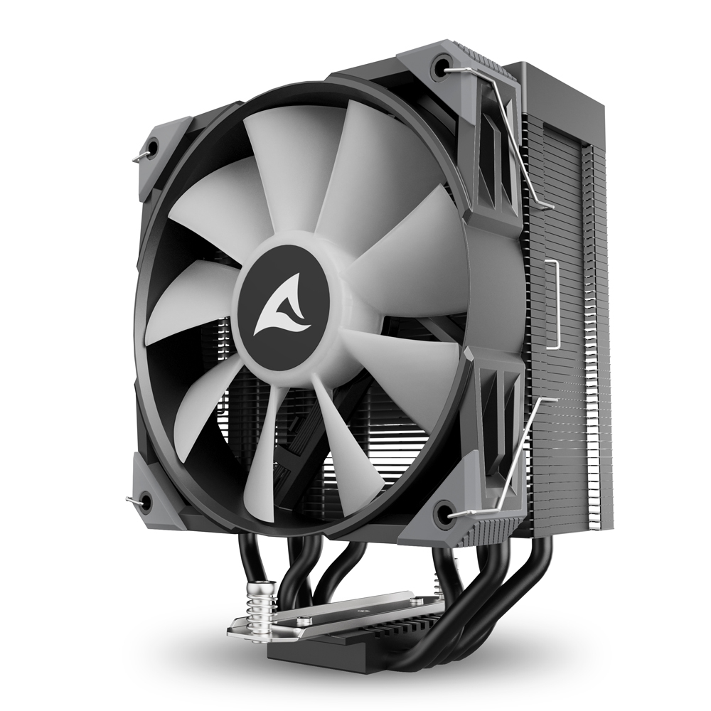 Sharkoon A40 RGB Single-Tower-Luftkühler - CPU-Kühler - 30 dB, Ansicht 4