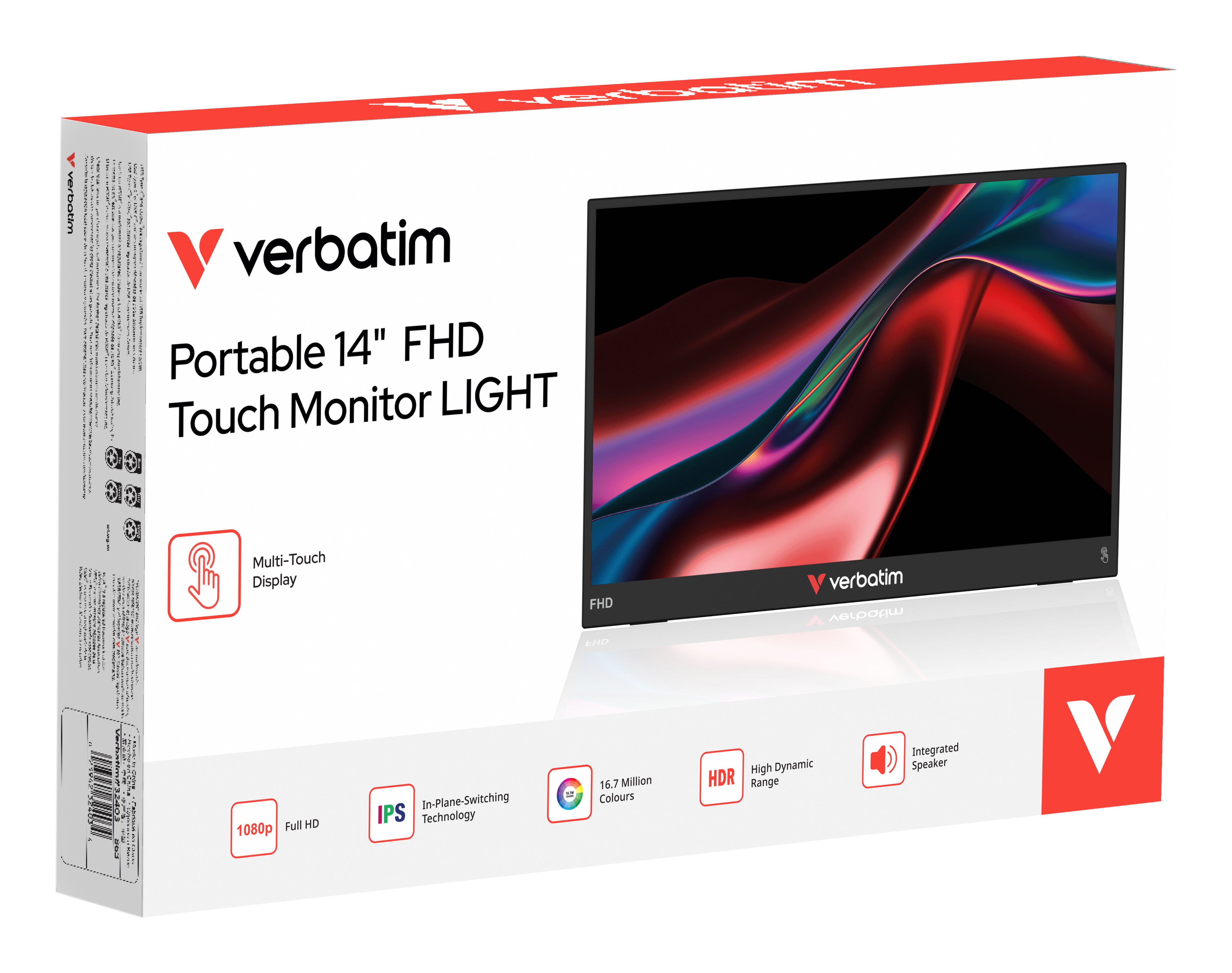 Verbatim 32400 Touch Light Monitor, Ansicht 4