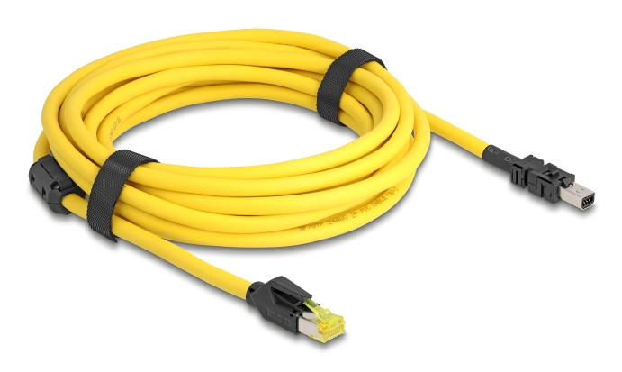 Delock Kabel RJ45 Stecker Cat.6 zu Mini I/O D-Form Typ 2 - Kabel - Netzwerk - 5 m, Ansicht 2