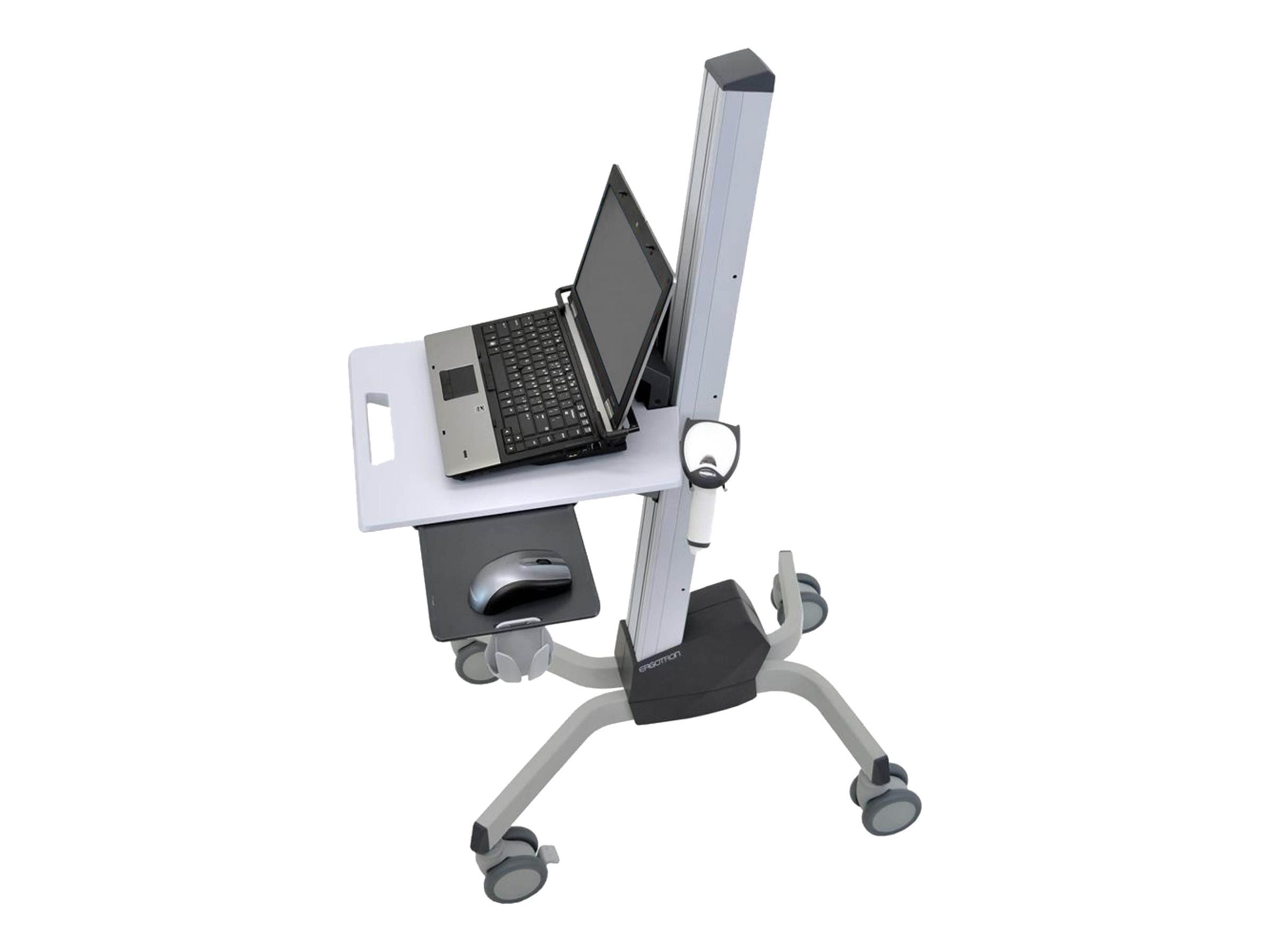 Ergotron Neo-Flex - Wagen - für Notebook  Maus  Barcode-Scanner - hochwertiger Kunststoff Aluminium Stahl - Zweistufiges Grau - Bildschirmgröße: 30.5-43.9 cm (12-17.3)