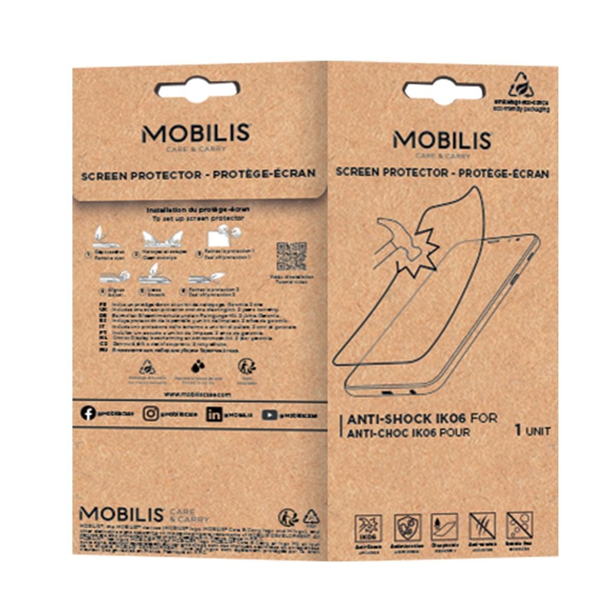 Mobilis Bildschirmschutz für Handy - unbreakable, Ansicht 2