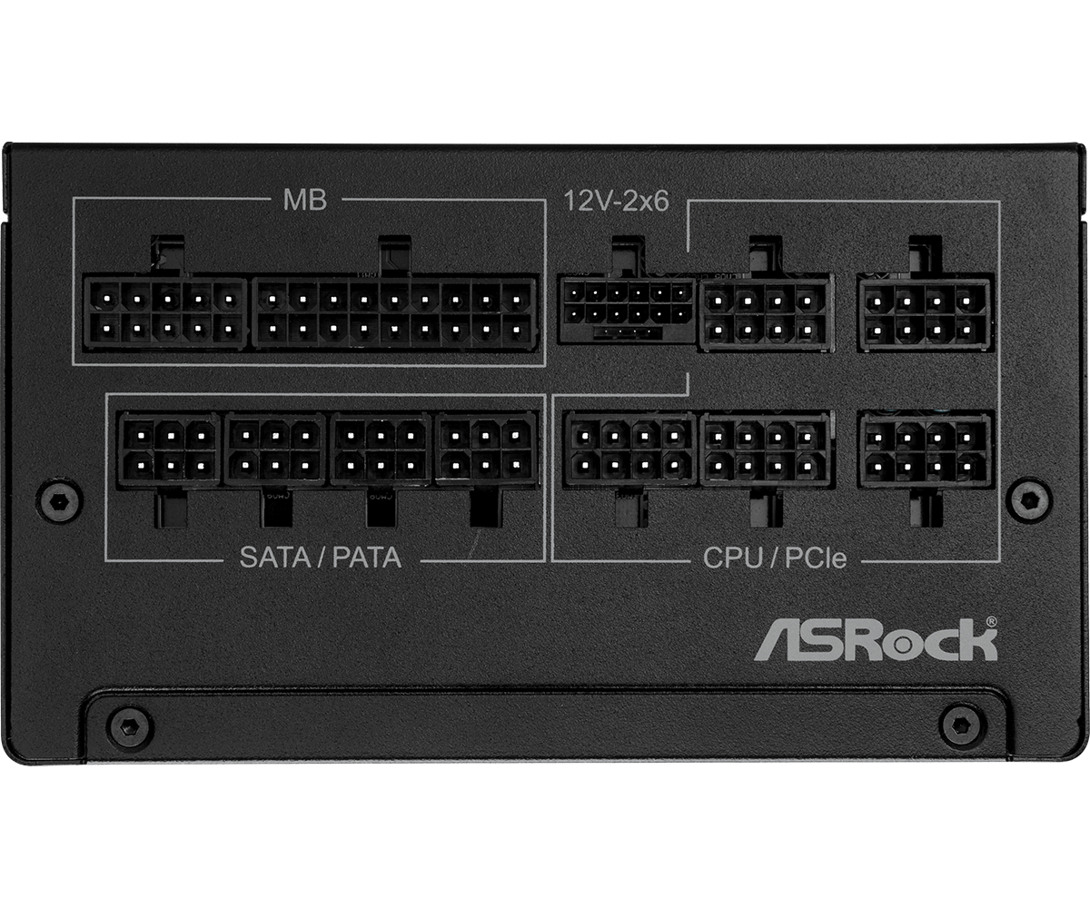 ASRock Steel Legend SL-1000G ATX 80+ Gold BK retail - PC-/Server Netzteil - ATX, Ansicht 4