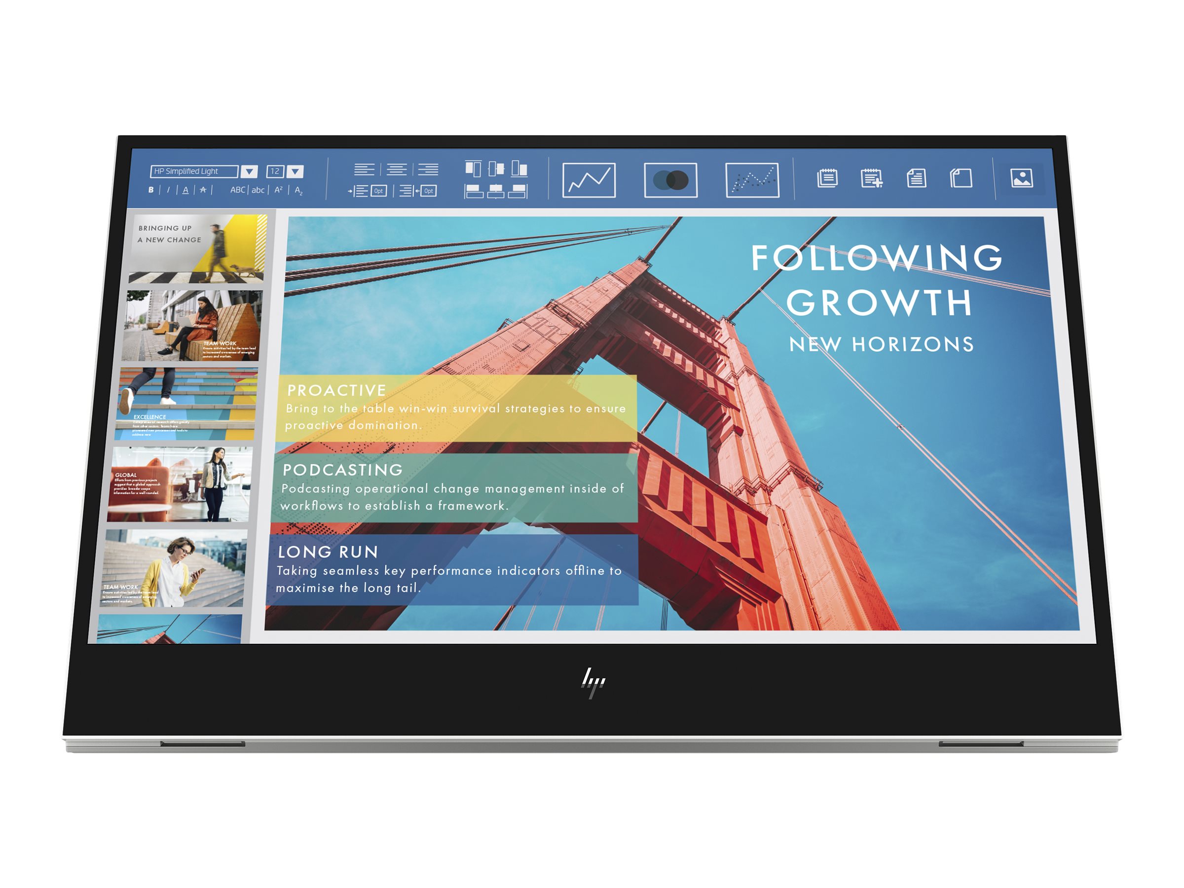 HP E14 G4 Portable - LED-Monitor - 35.6 cm (14)
