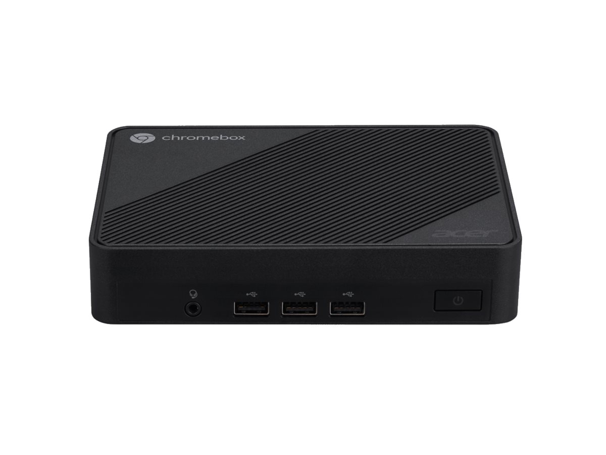 Acer Chromebox Mini CXM2 - Mini-PC - 1 x N-series N150 / 800 MHz - RAM 8 GB - Flash - eMMC 64 GB - Intel Graphics - Wi-Fi 6E, Bluetooth, 1GbE - WLAN: 802.11a/b/g/n/ac/ax (Wi-Fi 6E)