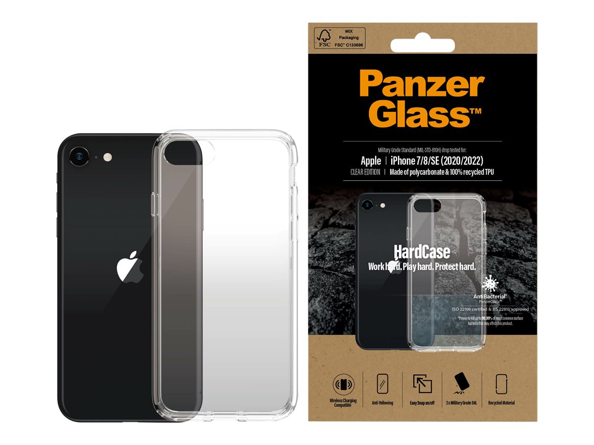 PanzerGlass HardCase Clear Edition - Hintere Abdeckung für Mobiltelefon - antibakteriell - Polycarbonat, 100 % recycelt, Ansicht 3