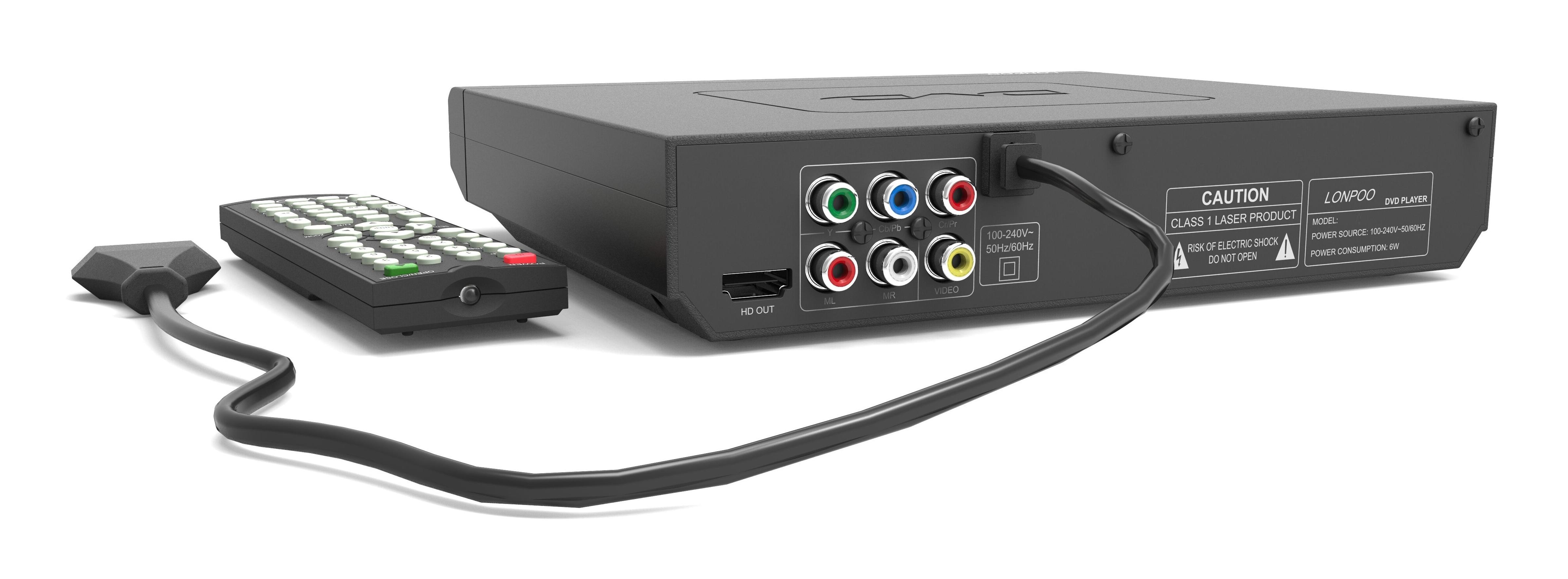 Reflexion DVD367 DVD-Player mit Display - - CD - DVD-Player - CD, Ansicht 2
