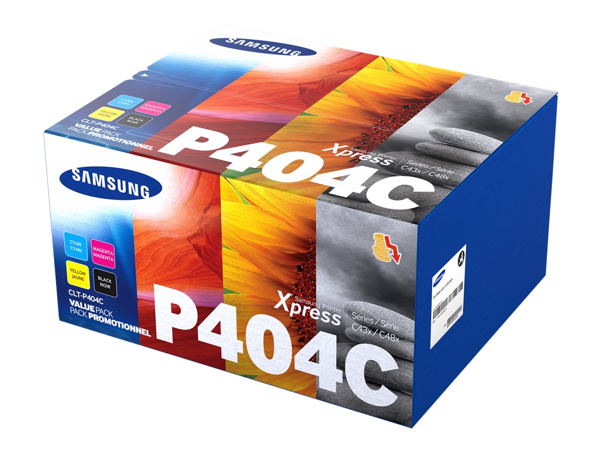 HP Samsung CLT-P404C - 4er-Pack - Schwarz, Gelb, Cyan, Magenta (SU365A)