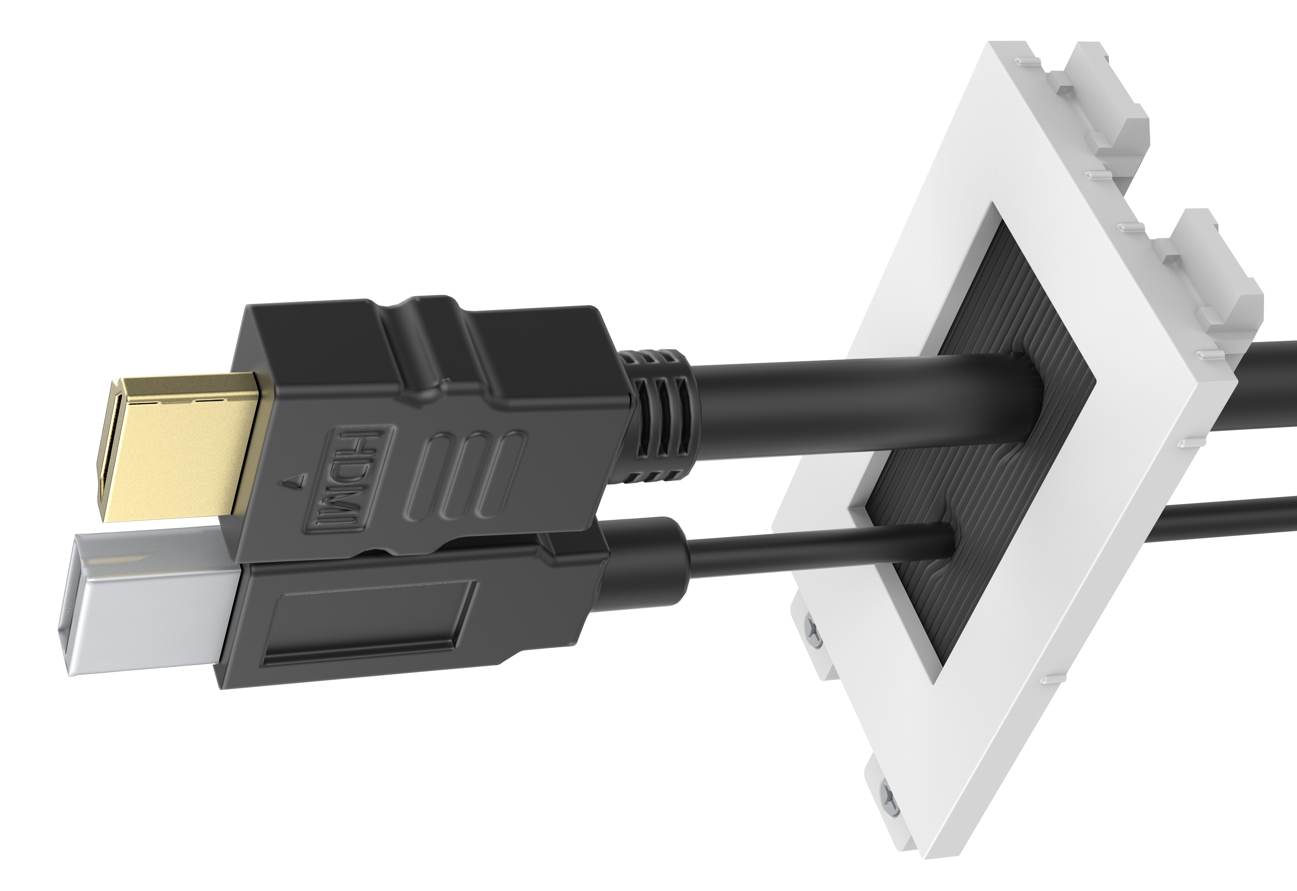 Vision TechConnect 3 Brush module - Kabeldurchführungsplatte, Ansicht 2