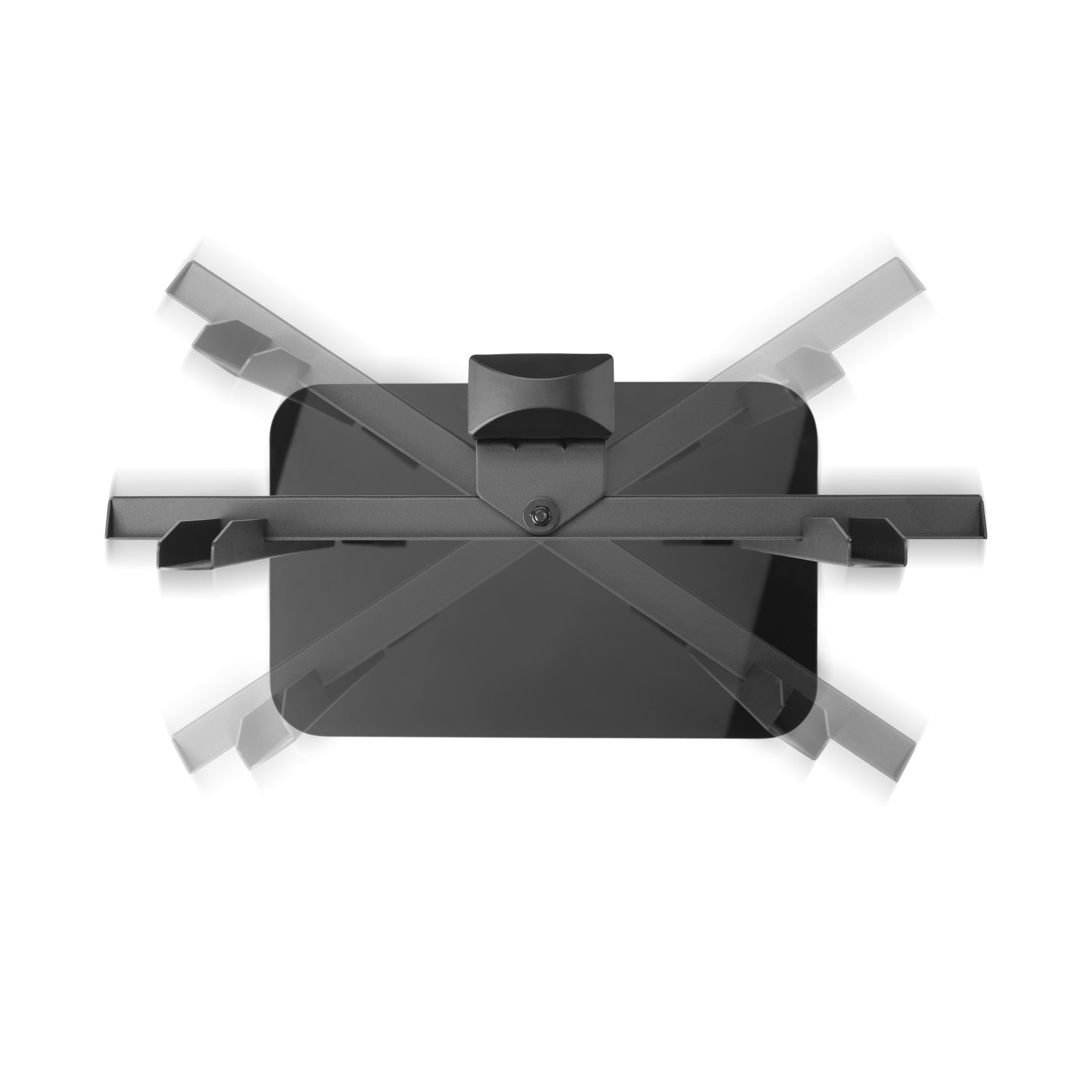 One for All Ultra Slim Line WM 2470 - 81,3 cm (32) - 139,7 cm (55) - 40 kg - 100 x 100 mm - 400 x 400 mm - Schwarz, Ansicht 3