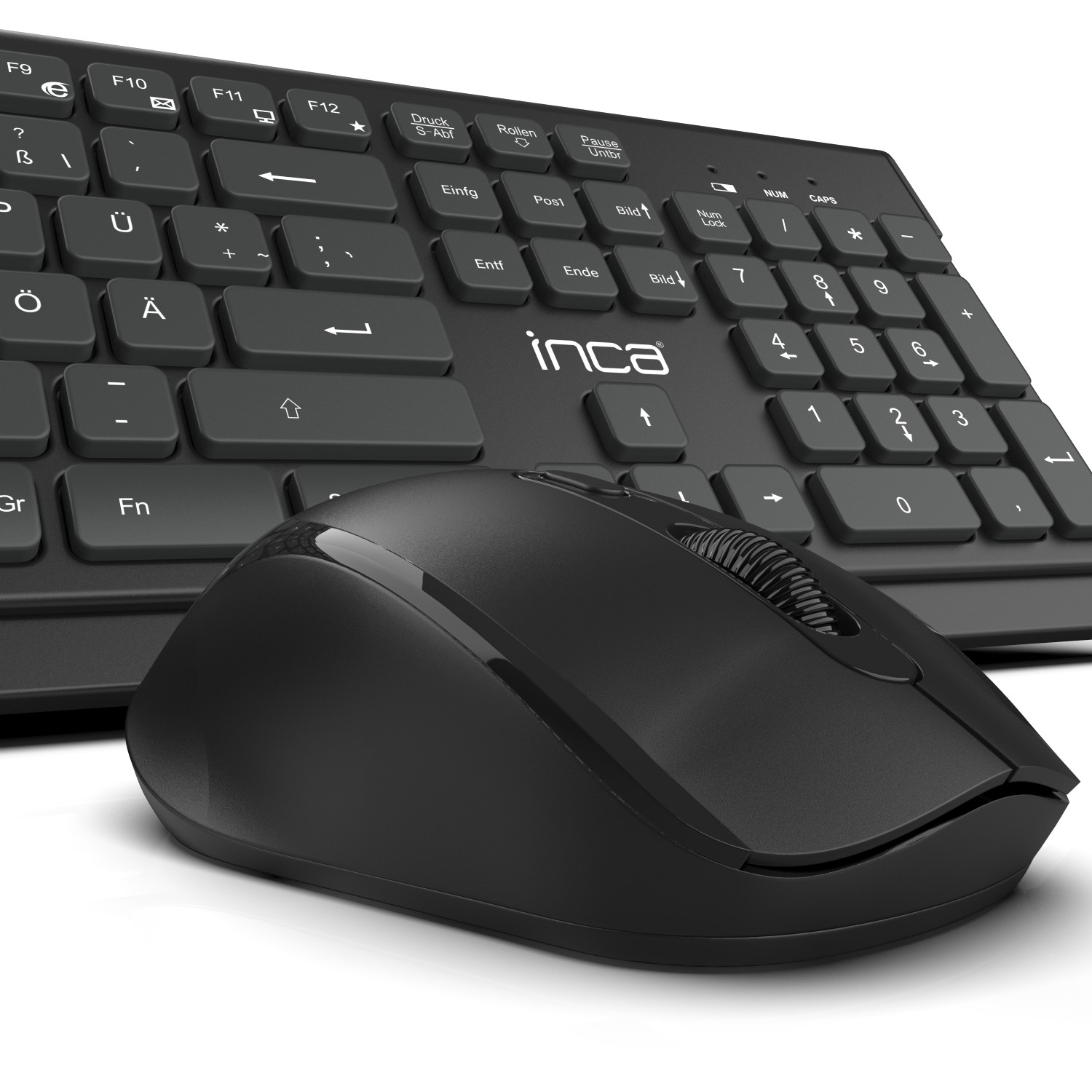 Cian Technology GmbH Inca IWS-519 - Volle Größe (100%) - Kabellos - RF Wireless - Schwarz - Maus enthalten, Ansicht 4