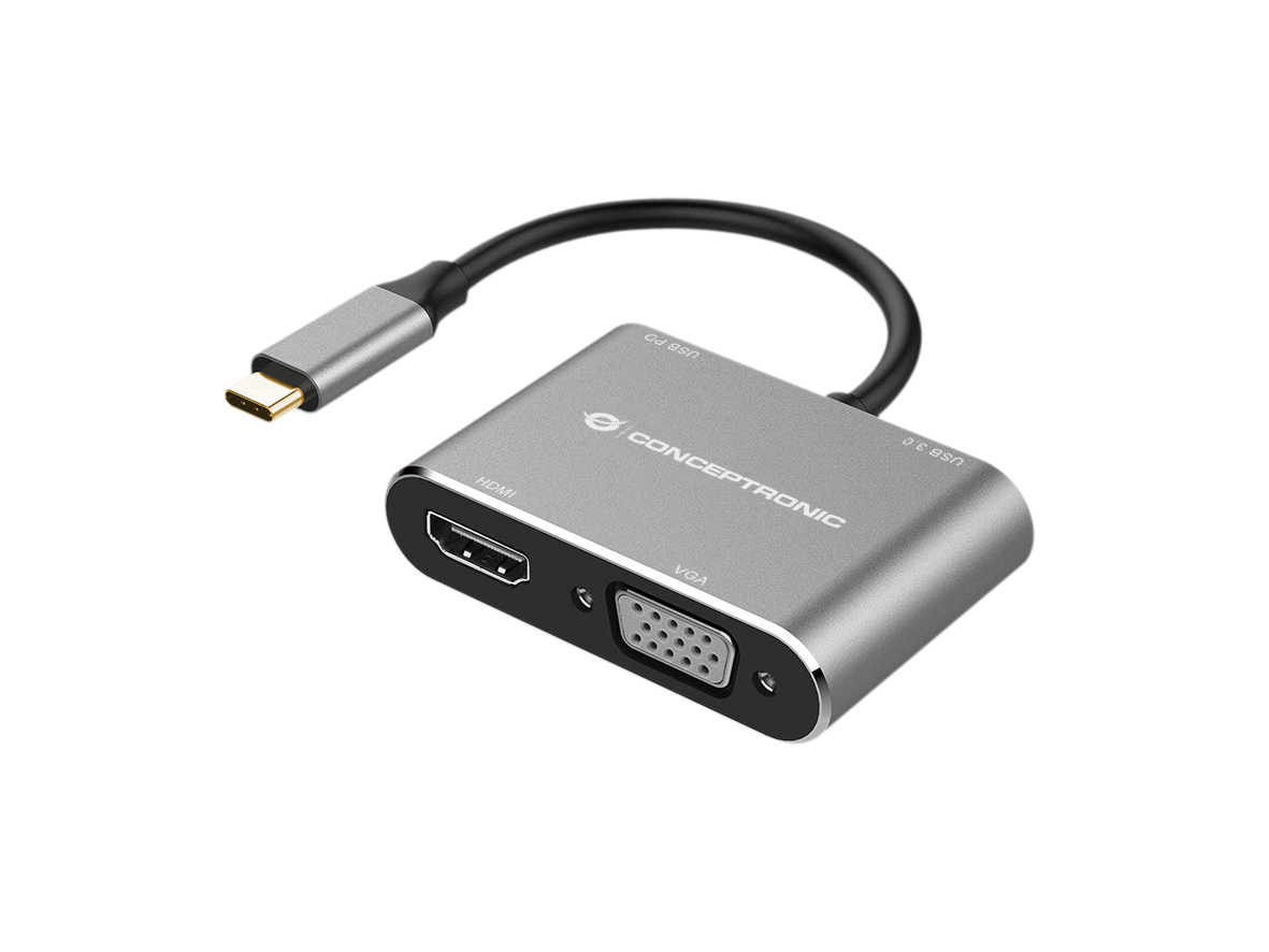 Conceptronic DONN16G - Dockingstation - USB-C 3.2 Gen 1, Ansicht 4