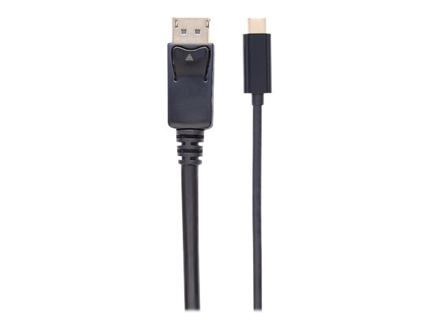 Manhattan USB-C to DisplayPort Cable, 4K@60Hz, 2m, Male to Male, Black, Three Year Warranty, Polybag - DisplayPort-Kabel - USB-C (M)