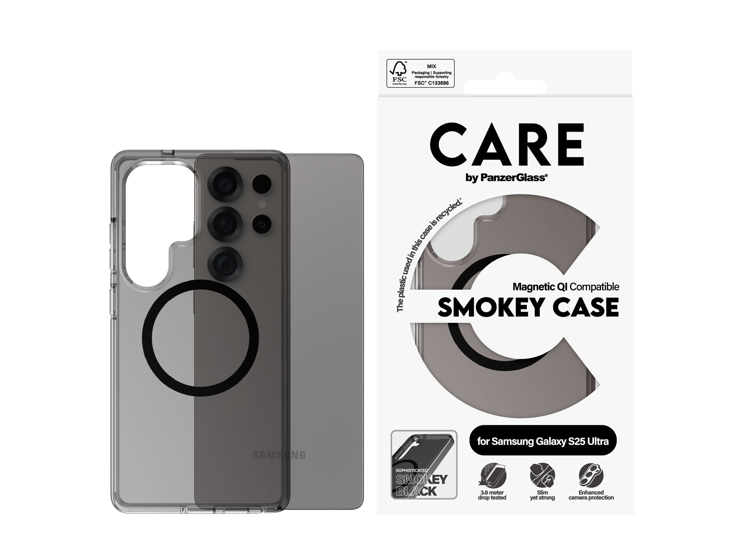 PanzerGlass CARE by PanzerGlass Urban Combat - Hintere Abdeckung für Mobiltelefon - Thermoplastisches Polyurethan (TPU), Ansicht 4