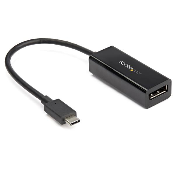 StarTech.com USB-C auf DisplayPort Adapter - 8K/5K/4K USB Typ C zu DP 1.4 Alt Mode Videokonverter - HBR3/DSC/HDR - 8K 60Hz Thunderbolt 3 kompatibler DisplayPort Monitor Display Adapter, USB Typ-C, DisplayPorts ausgang, 7680 x 4320 Pixel