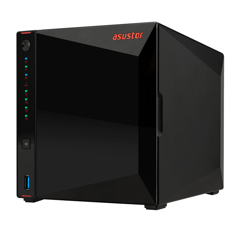 Asustor Nimbustor 4 AS5304T - NAS-Server - 4 Schächte, Ansicht 3