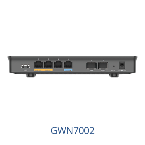 Grandstream GWN7002 - Router Switch mit 6 Ports, Ansicht 2