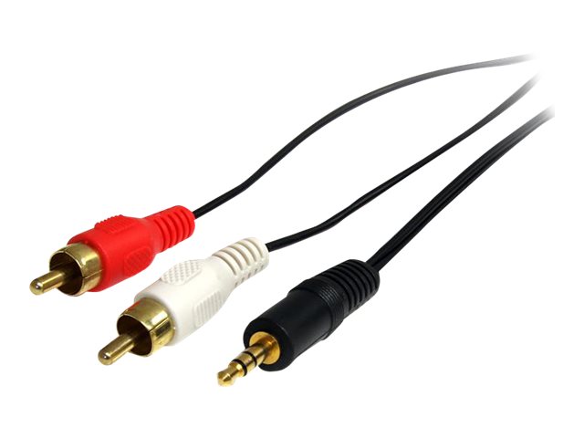 StarTech.com MU6MMRCA Audio Cinch Kabel (18m Stereo Audiokabel - 35mm Stecker auf 2x Cinch Stecker)