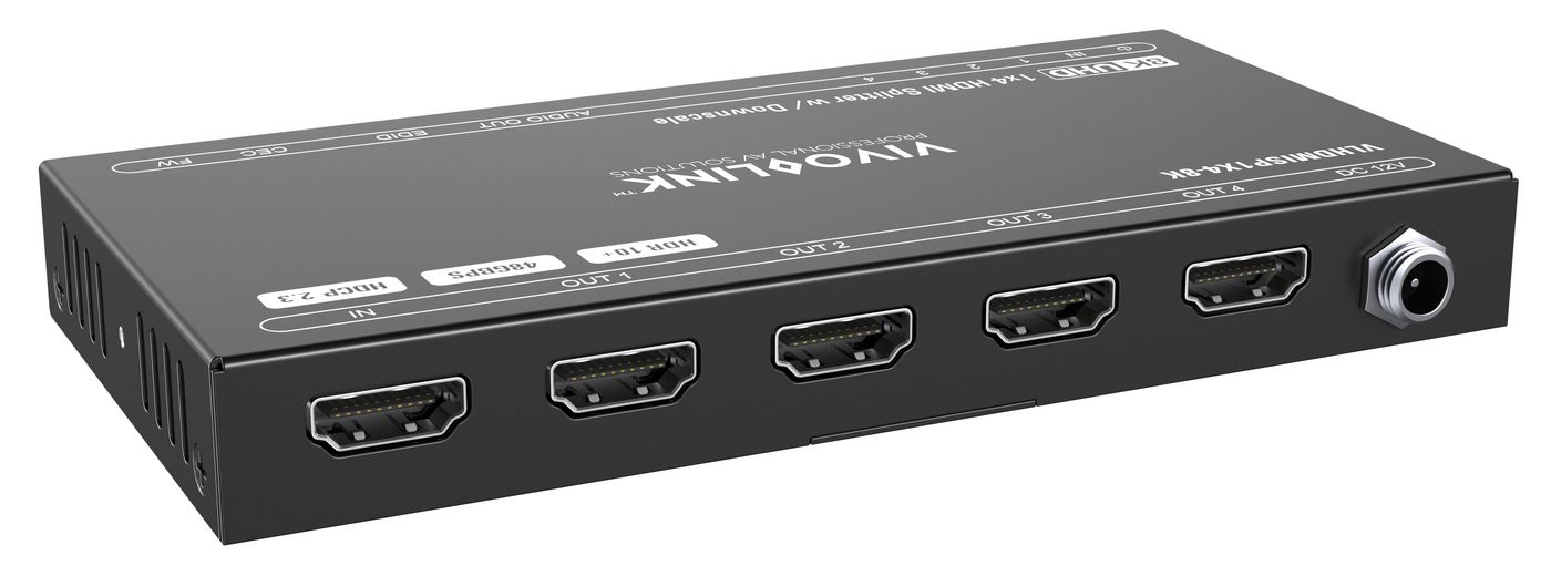 VivoLink HDMI splitter 1x4 8Ka60Hz, Ansicht 3