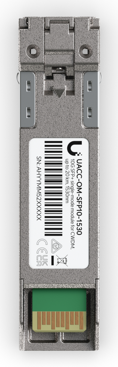 Ubiquiti SFP+ transceiver for CWDM - Transceiver - Glasfaser (LWL), Ansicht 3