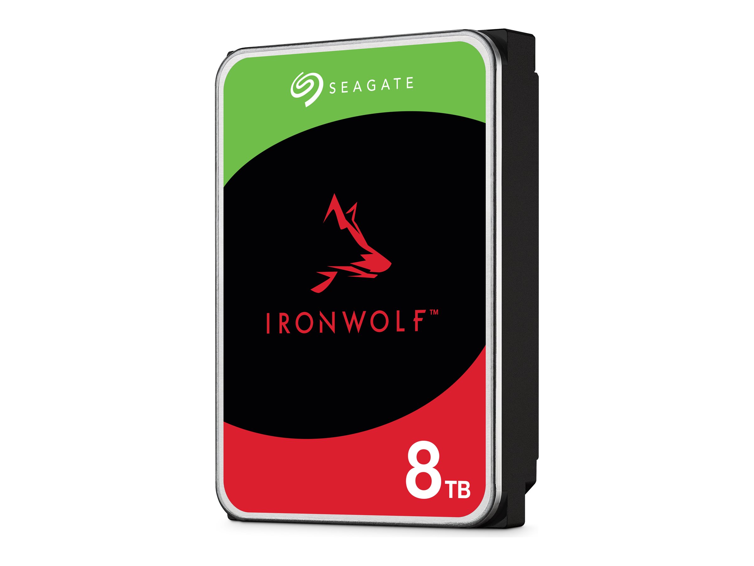 Seagate IronWolf ST8000VN002 - Festplatte - 8 TB - intern - 3.5" (8.9 cm) - SATA 6Gb/s - Puffer: 256 MB - mit 3 Jahre Seagate Rescue Datenwiederherstellung