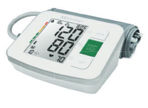 Medisana GmbH Medisana BU 512 - Oberarm - Automatisch - Weiß - 2 Benutzer - LCD - AA, Ansicht 2