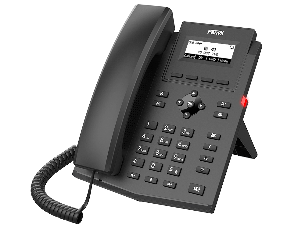 Fanvil X301G - VoIP-Telefon mit Rufnummernanzeige/Anklopffunktion, Ansicht 3