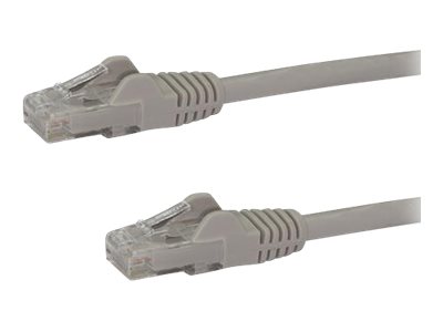 StarTech.com 10m CAT6 Ethernet Cable, 10 Gigabit Snagless RJ45 650MHz 100W PoE Patch Cord, CAT 6 10GbE UTP Network Cable w/Strain Relief, Grey, Wiring is UL Certified/TIA - Category 6 - 24AWG (N6PATC10MGR)