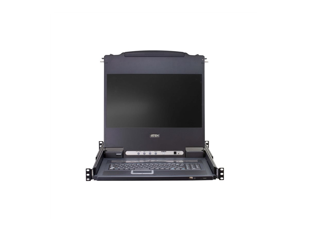ATEN CL5708MW DE KVM-Switch 8-Port 17.3-LCD SingleRail PS/2-USB VGA, Ansicht 3