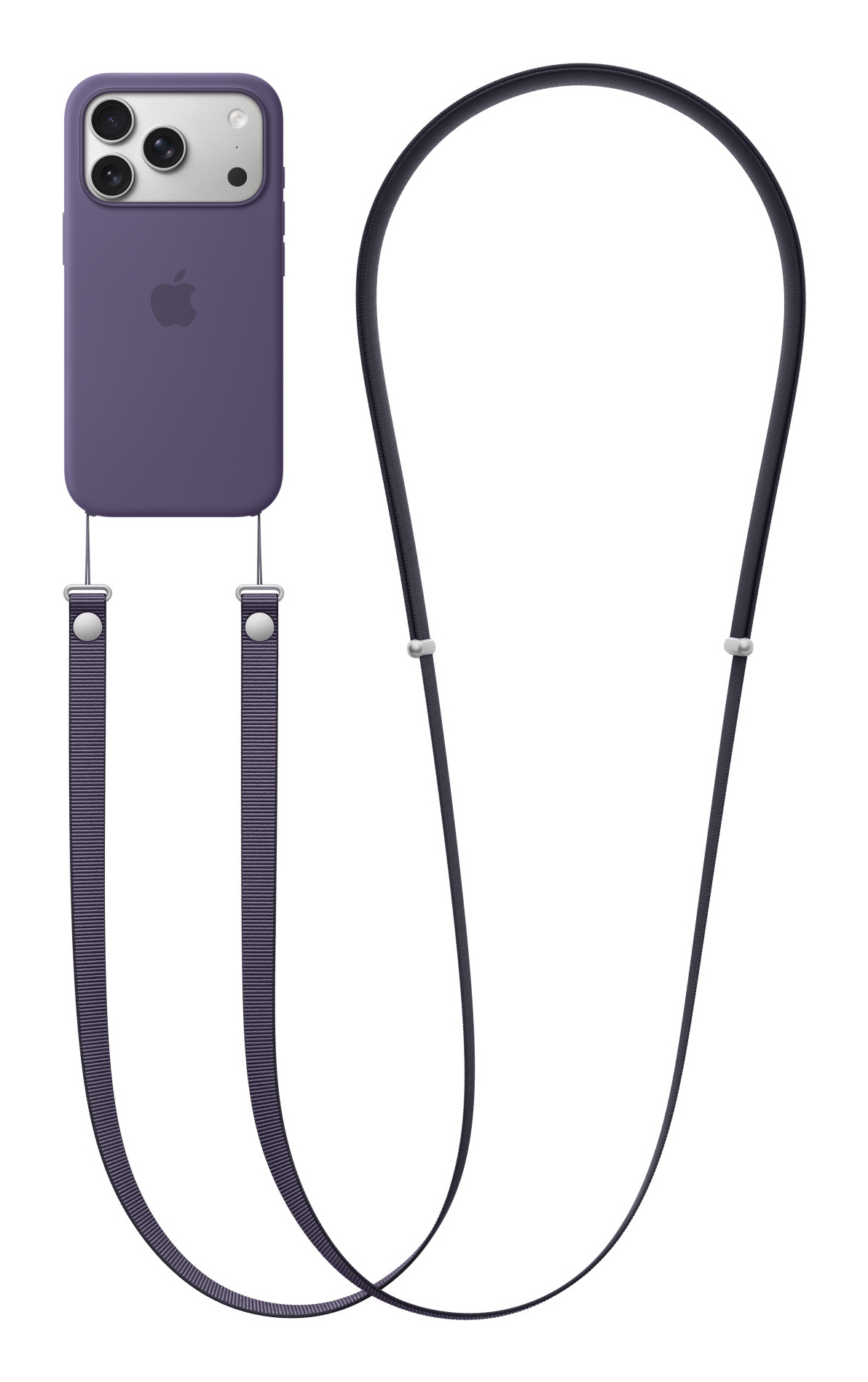Apple Schultergurt für Handy - lila, Ansicht 3