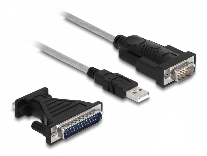 Delock USB / Serienkabel-Set - USB / USB 2.0 / EIA-232, Ansicht 3