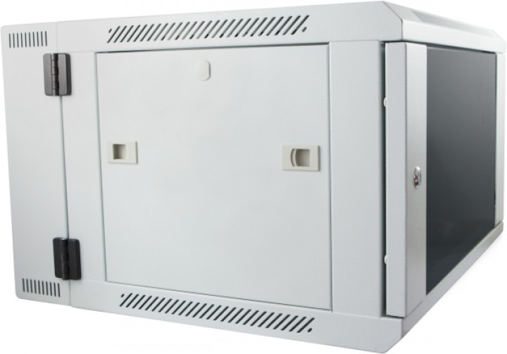 ALLNET SMB6606, 23 kg, Grau - 19 Wandgehäuse - 6HE - 2-teilig - T600mm - Lichtgrau, Ansicht 2