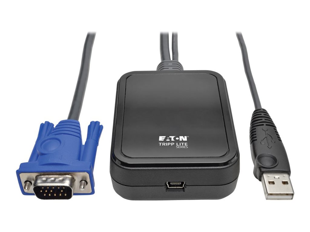 Tripp Eaton Tripp Lite series KVM Console to USB 2.0 Portable Laptop Crash Cart Adapter with File Transfer and Video Capture 1920 x 1200 @ 60 Hz