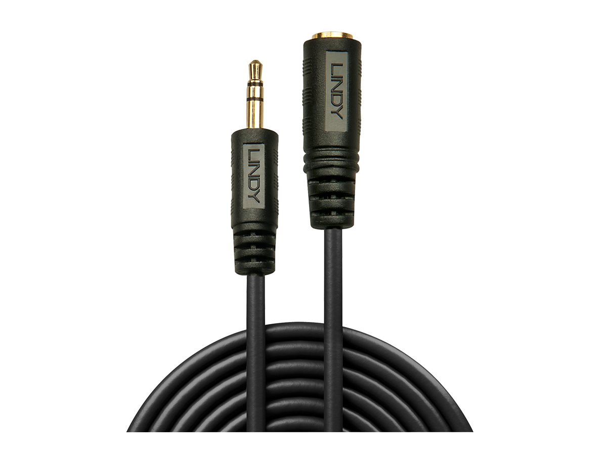 Lindy Premium - Audioverlängerungskabel - 0.08 mm² - Stereo Mini-Klinkenstecker (M) - 2 m, Ansicht 2