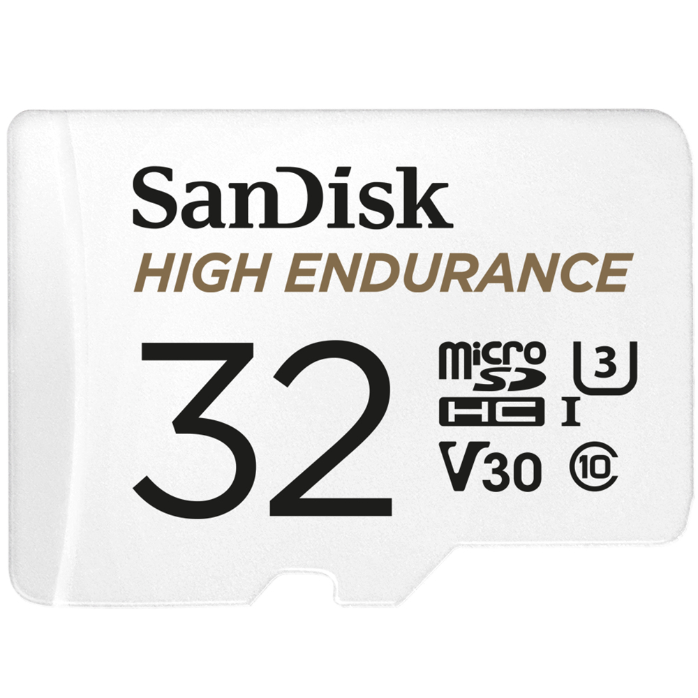 SanDisk High Endurance - Flash-Speicherkarte (microSDHC/SD-Adapter inbegriffen), Ansicht 2