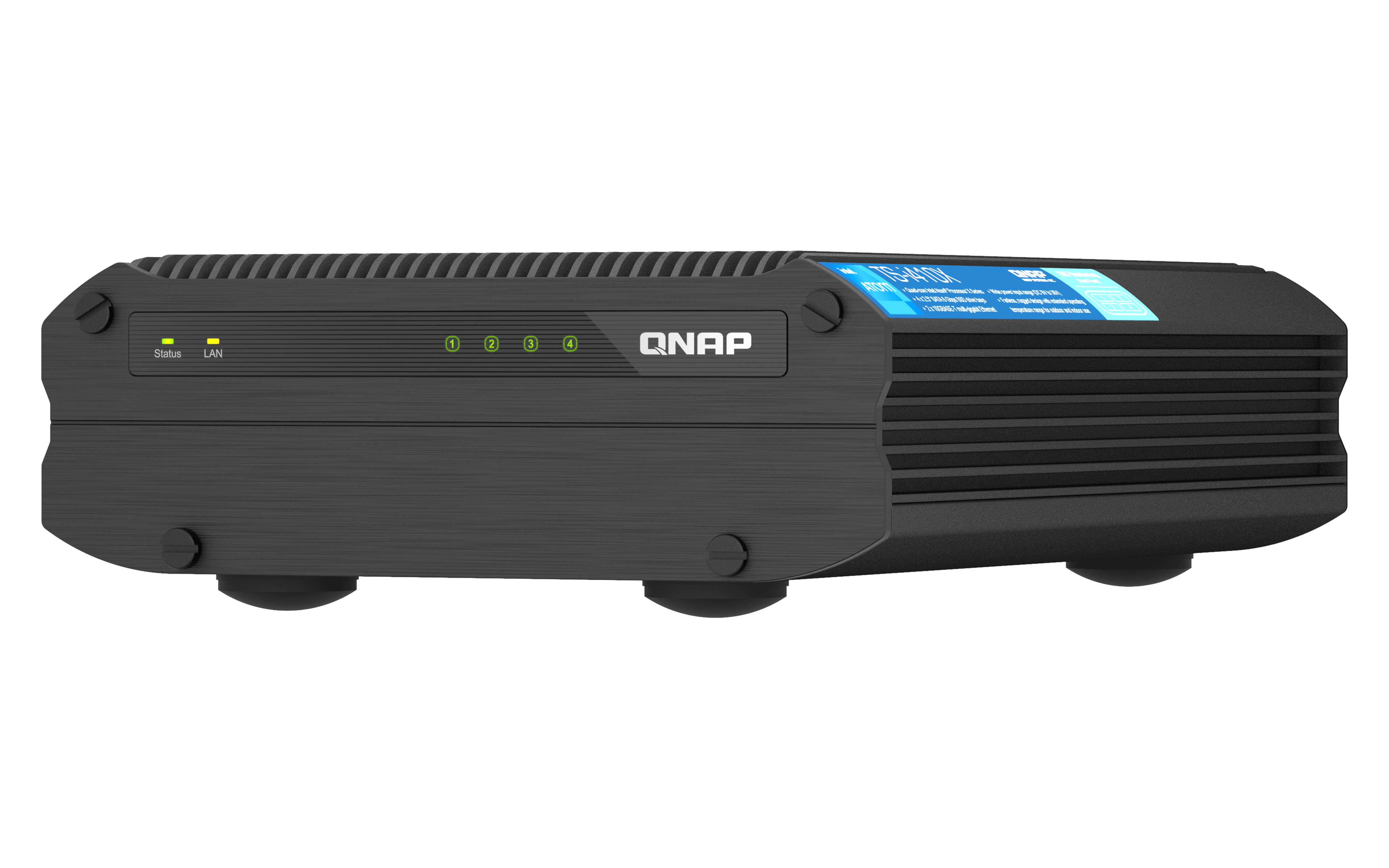QNAP TS-i410X - NAS-Server - 4 Schächte - SATA 6Gb/s, Ansicht 4