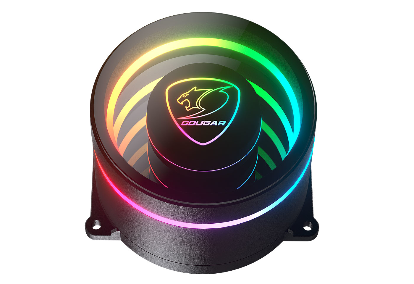 Cougar CPU Wasserkühlung Poseidon Elite 240 ARGB Schwarz - AMD Sockel AM3 (Ph. II/Ath. II) - AMD Sockel AM4 (Ryzen), Ansicht 3