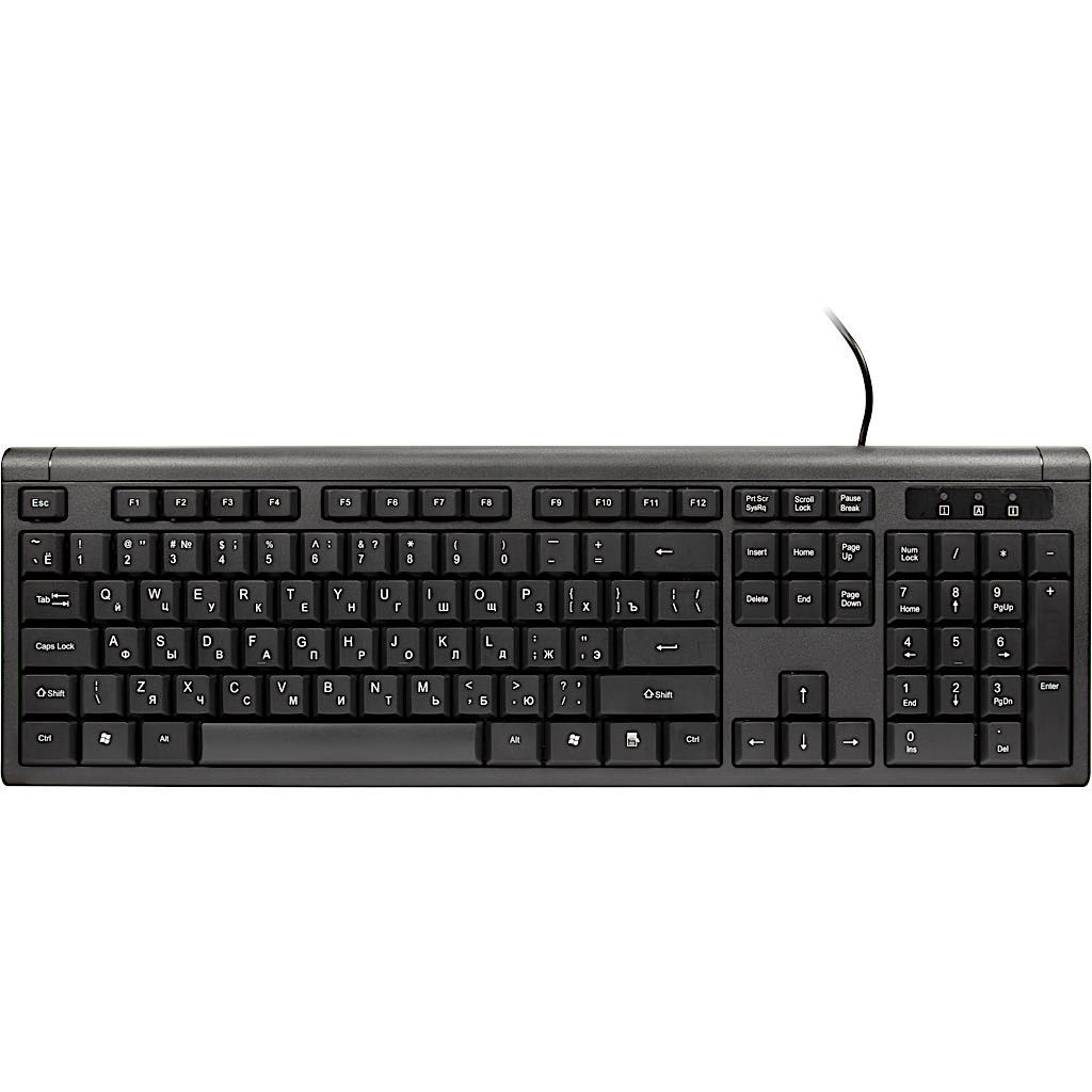 Inter-Tech KM-3149R - Tastatur-und-Maus-Set - USB - TL: Russisch, QWERTY, Ansicht 4